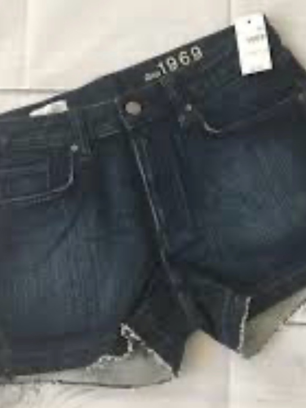 GAP Dark Blue Denim Cutoff Shorts